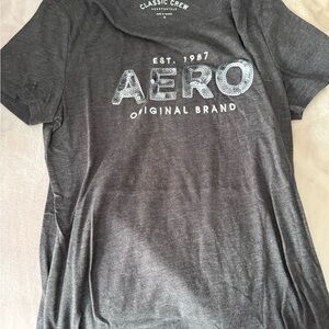 Aeropostale Gray Short Sleeve T-Shirt